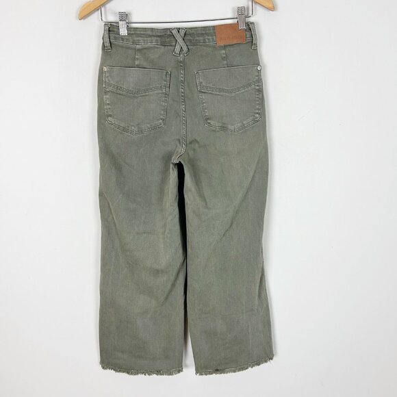 Judy Blue High Waist Wide Leg Crop Jeans Garment Dyed Size 5/27 Women's - Picture 3 of 4